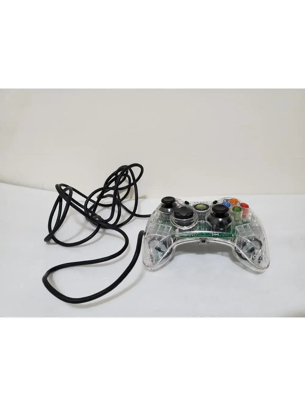 Afterglow Clear and Sleek Microsoft Xbox 360 Wired Controller Model PL-3602